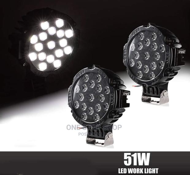 Black 51w Led Work Light - main view