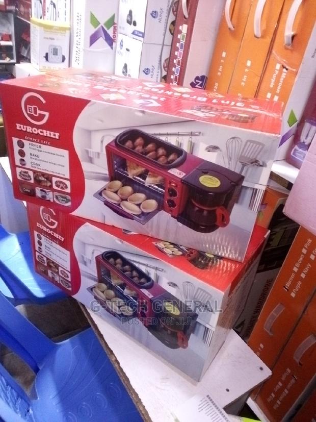 Eurochef 3in1 Breakfast Maker/Coffee /Oven/Grill /Toaster - thumbnail 2