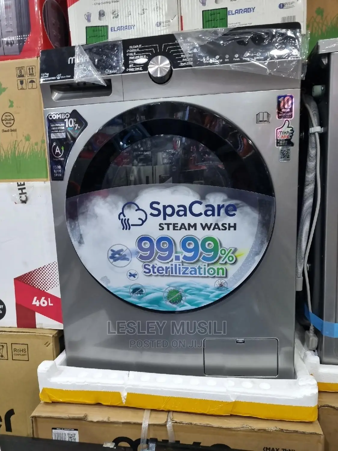 Mika Washing Machine,Wash Dry 10/7kg Front Load