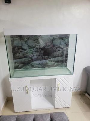 Aquarium With Rockish Background - thumbnail 2