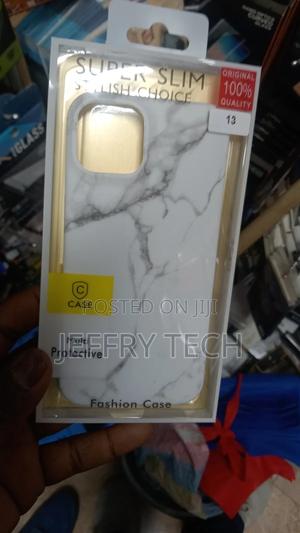 White Marble iPhone 13 Case - thumbnail 2