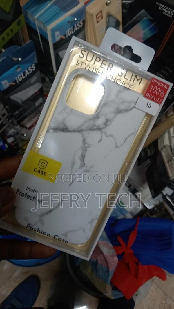 White Marble iPhone 13 Case - thumbnail 3