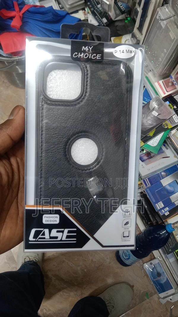 R iPhone 14 Max Luxury Slim Leather Case Shockproof - main view