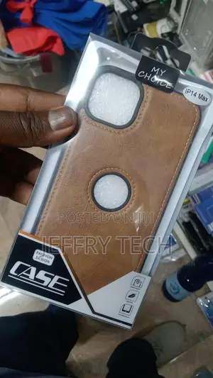 For iPhone 14 Max Slim Luxury Leather Case Cover