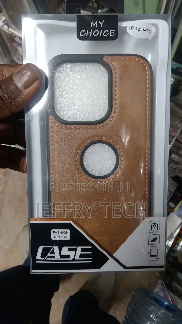 Shockproof Slim Leather Case for iPhone 14 Pro Cover