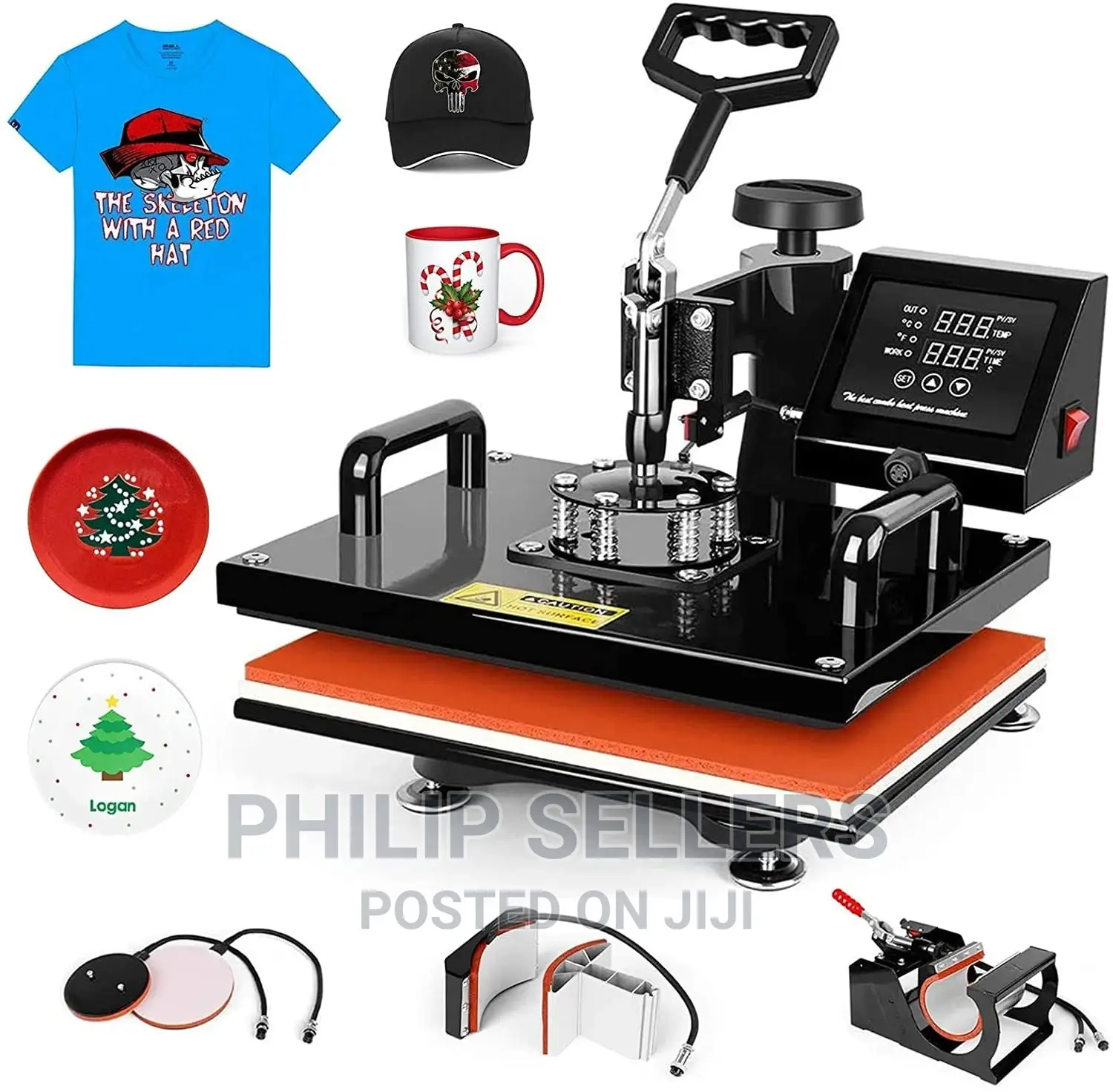 Brand New Model Combo Heatpress Branding Machine.