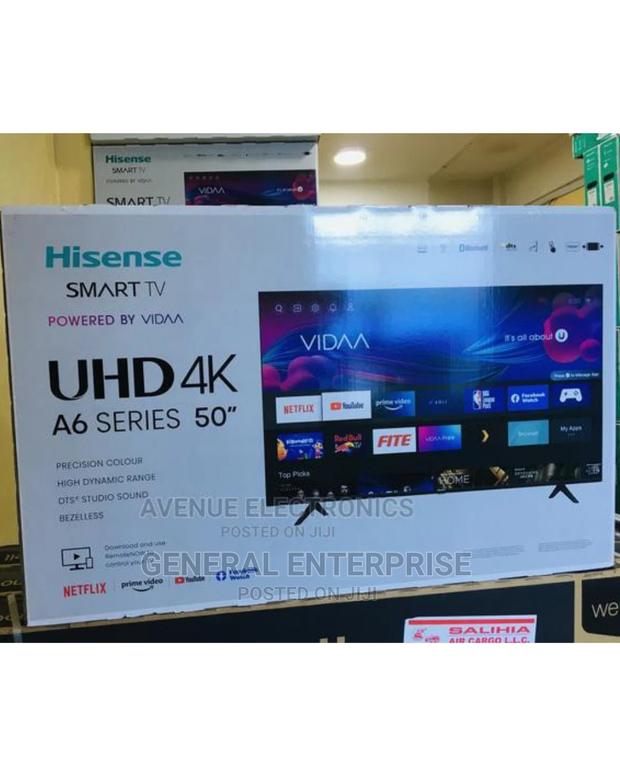 Hisense A6 ( 50inch) Smart Frameless