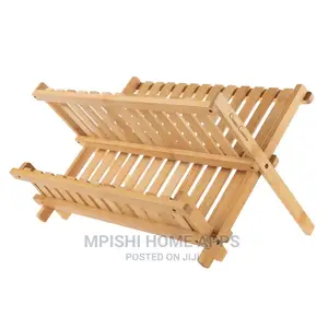 Foldable Bamboo Dish Rack