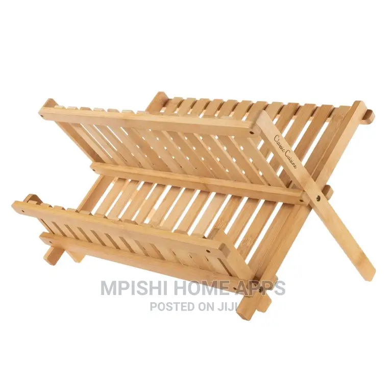 Foldable Bamboo Dish Rack
