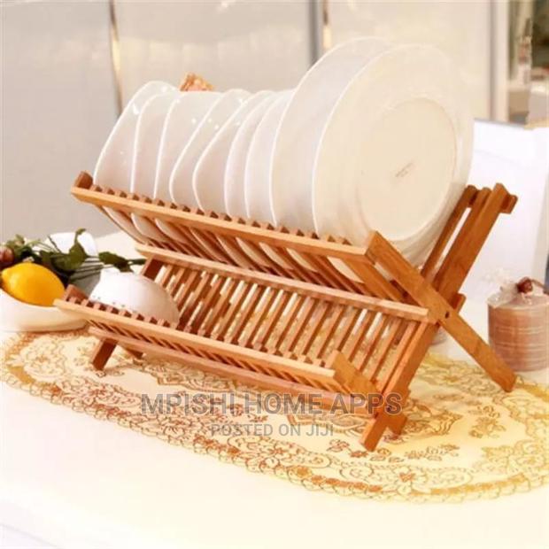 Foldable Bamboo Dish Rack - thumbnail 8