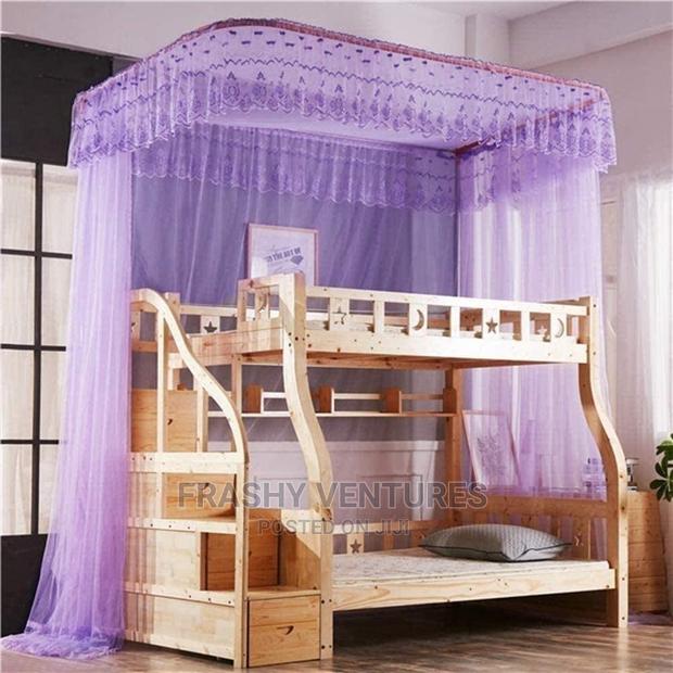 Purple Quality Two Stand Mosquito Net
