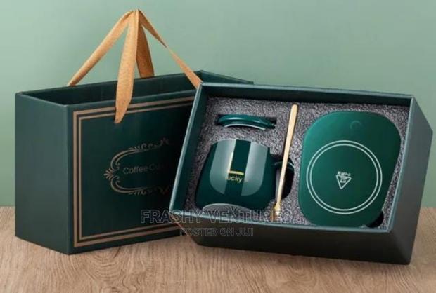 #Ceramic Gift Cup, With a Thermostatic Coaster - main view