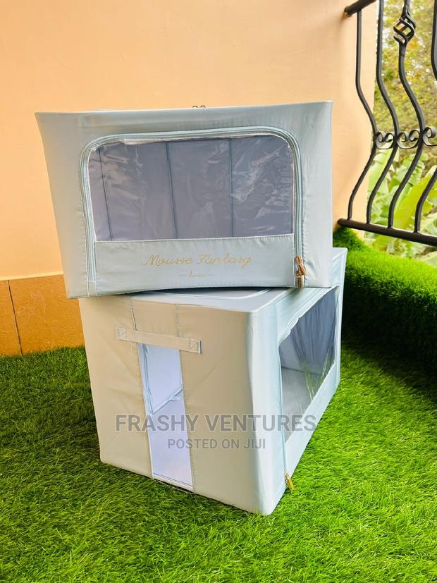 Satin Wardrobe Closet Storage Box - main view