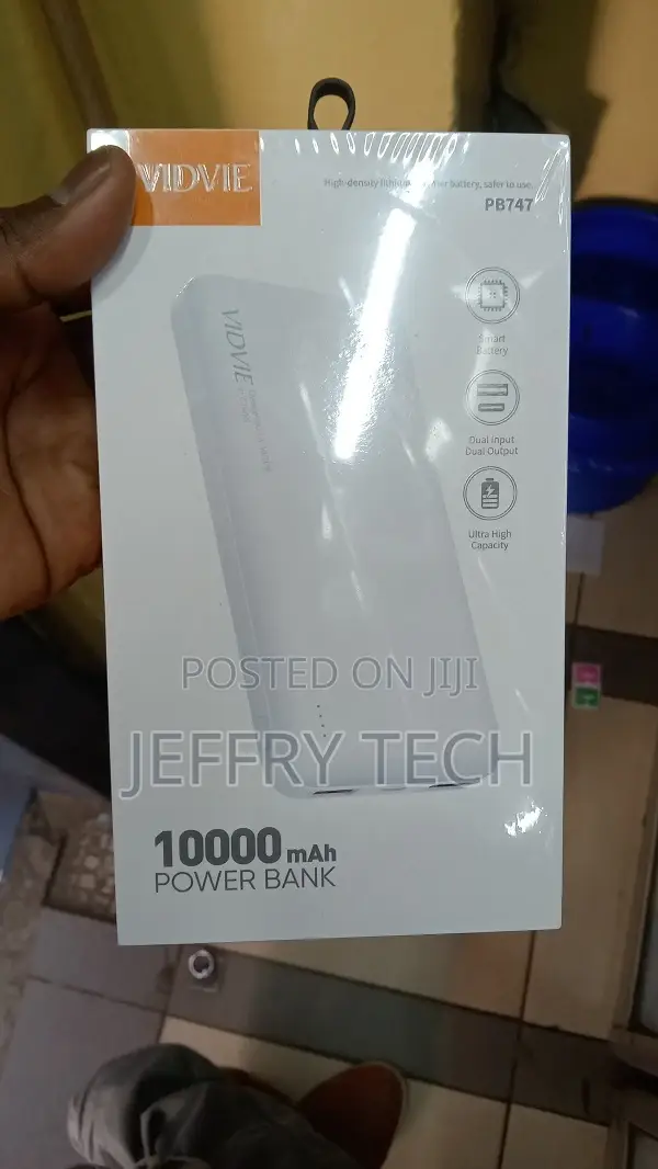 Vidvie Pb747 10000 Mah Power Bank - White