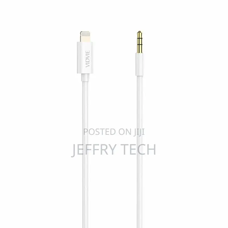 Cable Vidvie Al1108 Aux/Lightning 1.5M White