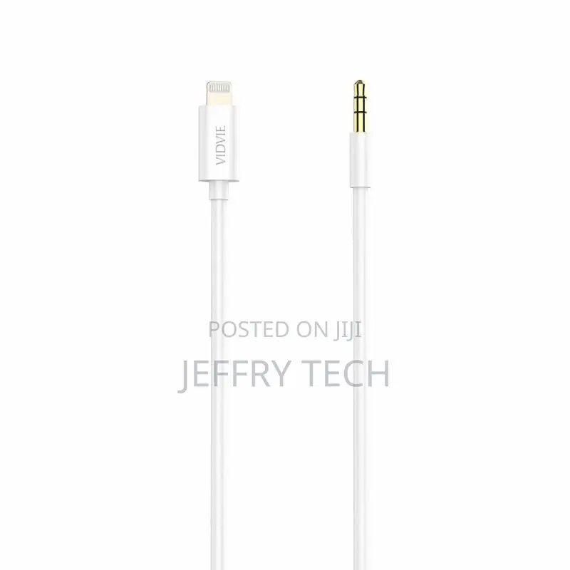 Cable Vidvie Al1108 Aux/Lightning 1.5M White