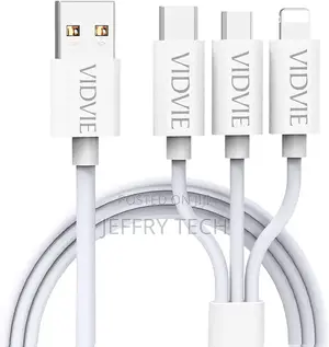 Vidvie Cb413 3 in 1 Cable for Mobile Charging