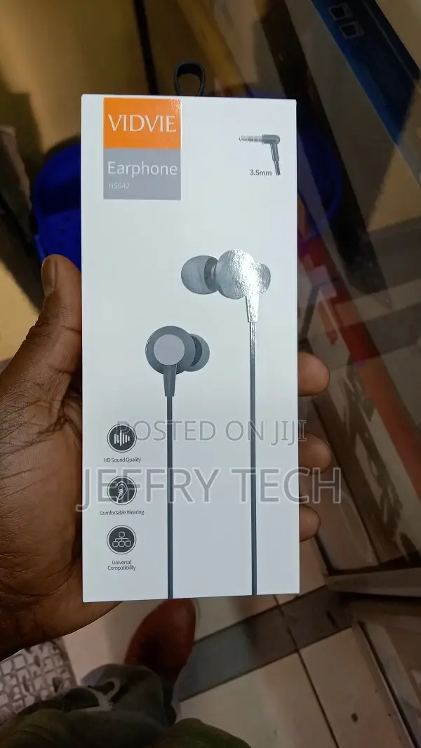 VIDVIE Hot Aluminum HD Sound Quality Wired Headphone 3.5m