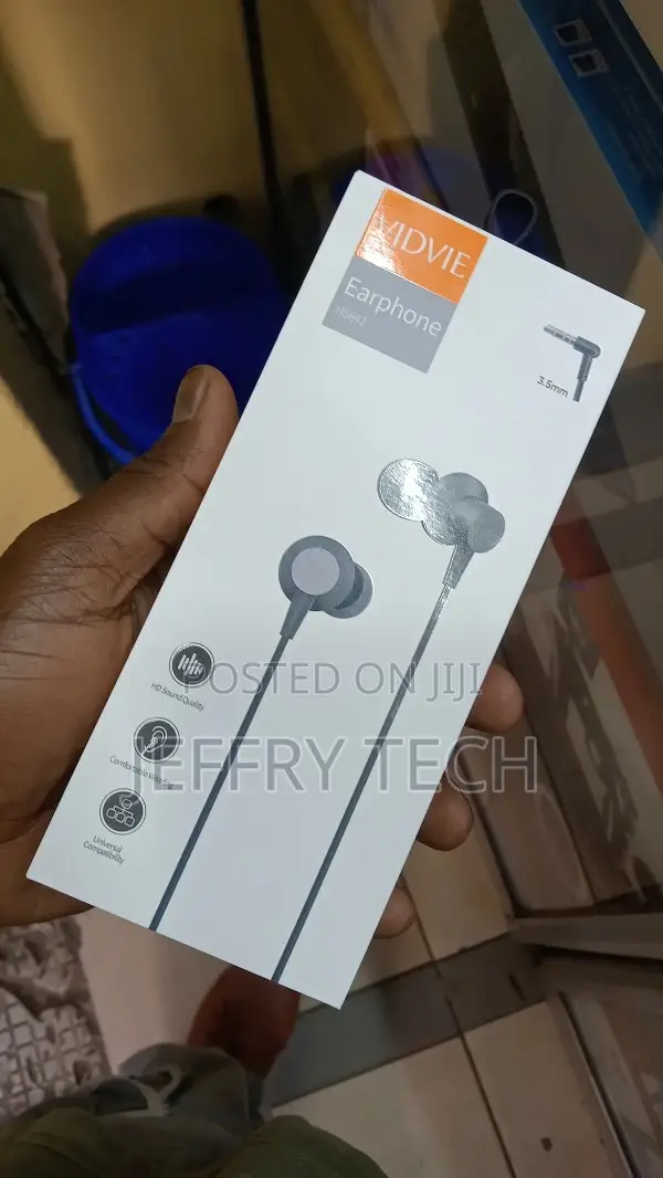 VIDVIE Hot Aluminum HD Sound Quality Wired Headphone 3.5m