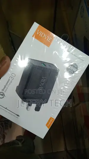 VIDVIE Black 2 in 1 Fast Charging PD 20W QC 18W USBC Mobile
