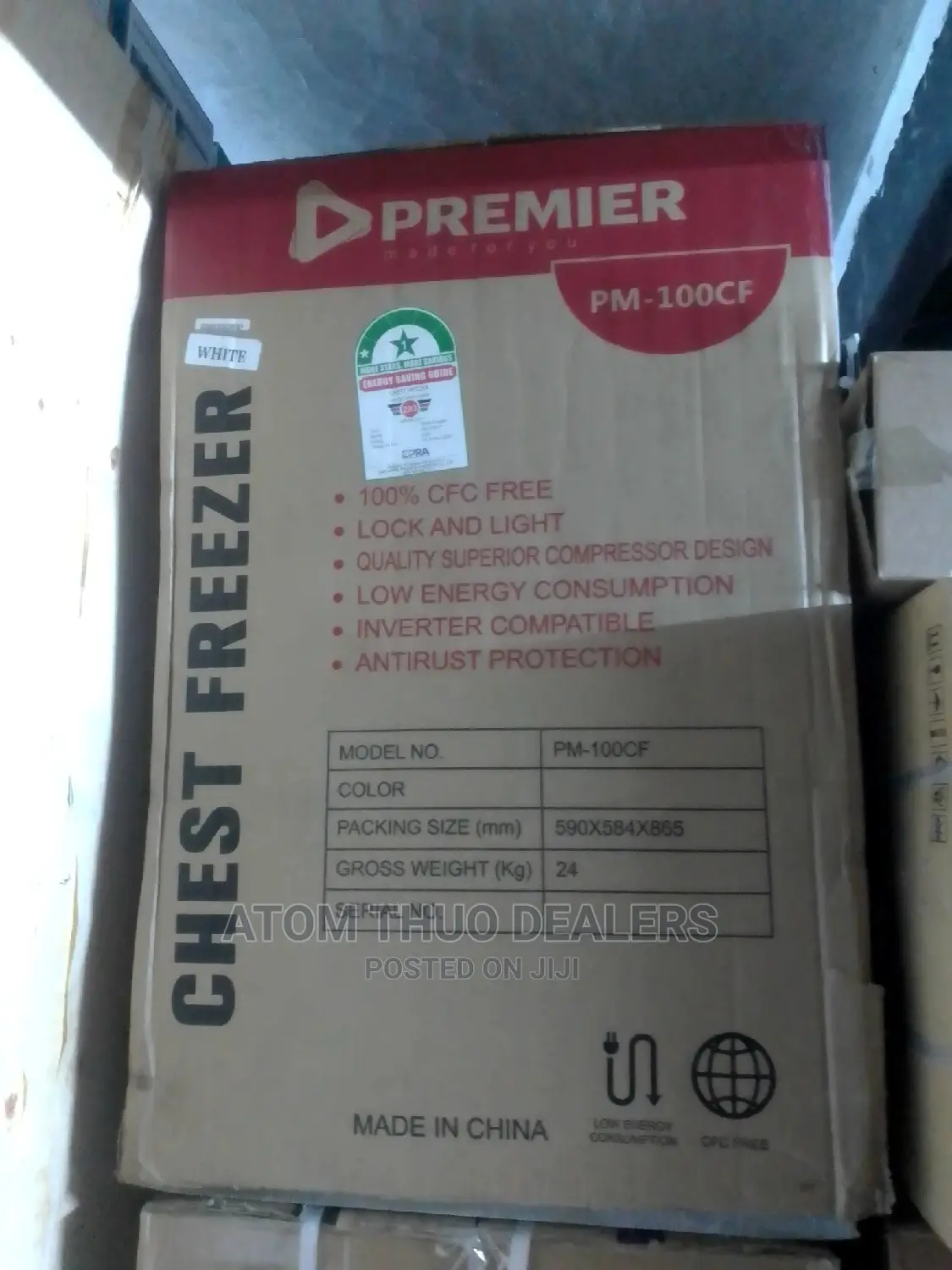 Premier Freezer 100 Lt