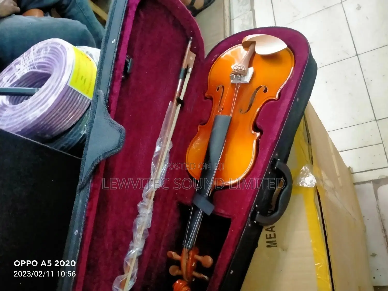 Wood Pinkish Violin