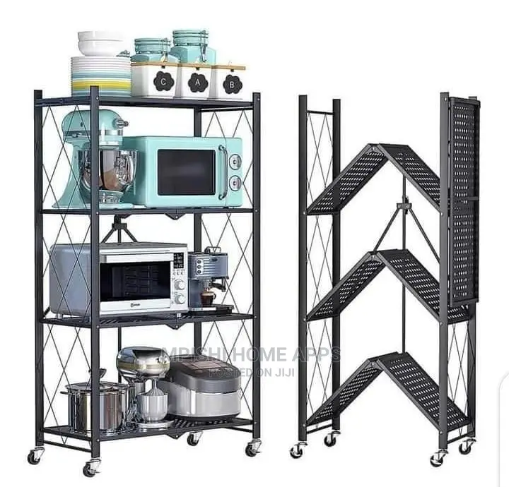 Foldable Storage Rack 4 Tier