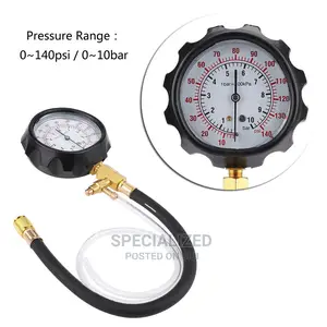 Vehicle Fuel Pump Pressure Tester Gauge Kit