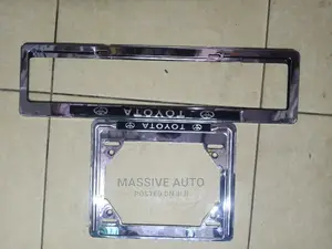 Squared Metallic Number Plate
