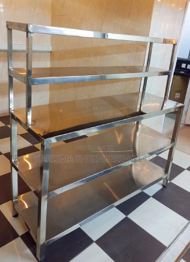 Bar Rack, Kitchen Rack, Worktops With Shelves - thumbnail 3