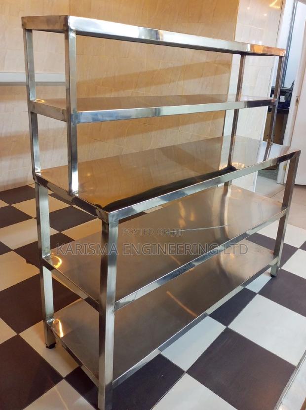 Bar Rack, Kitchen Rack, Worktops With Shelves - thumbnail 4