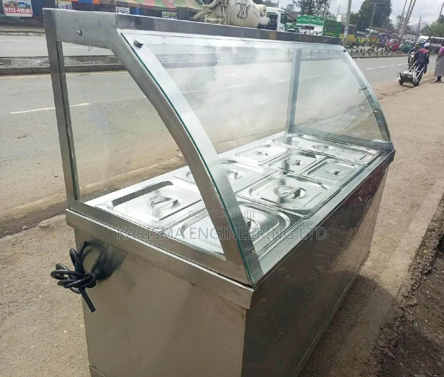 8 Divisions Bain Marie/Food Warmer