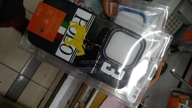 Polo iPhone 14 Pro 6.1 Black Tricolor Covor - main view
