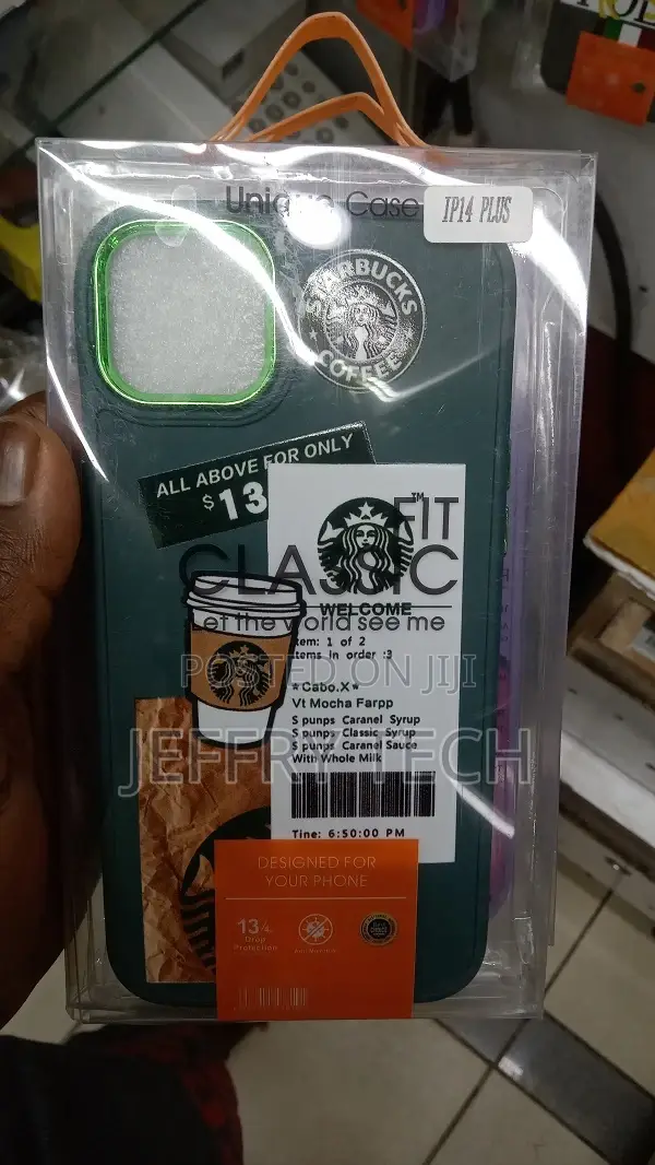 Starbucks iPhone Case - iPhone 14 Plus Tough Phone Cases, Ca