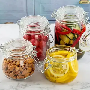 Airtight Clip Top 500ml Glass Jar