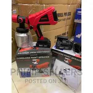 Brand New! Cordless Spray Gun Electric Painting 1000ml Tank