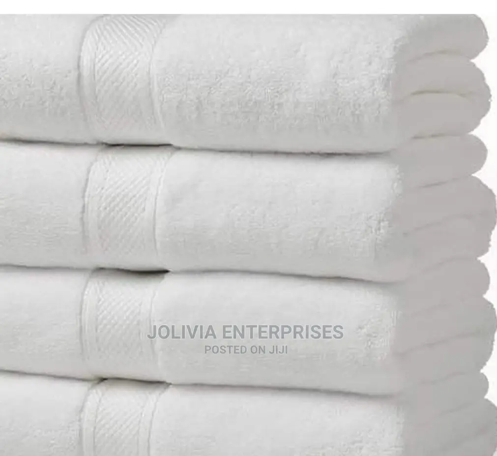 Hotel White Cotton Towels