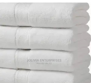 Hotel White Cotton Towels