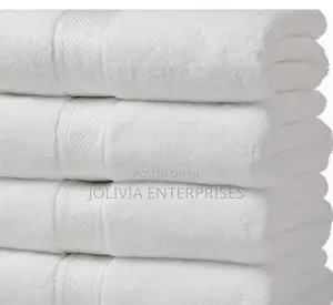 Hotel White Cotton Towels