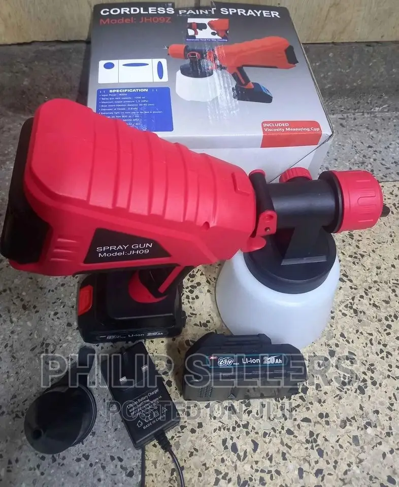 Cordless Spray Gun Paint Small Rechargeable Electric Gun