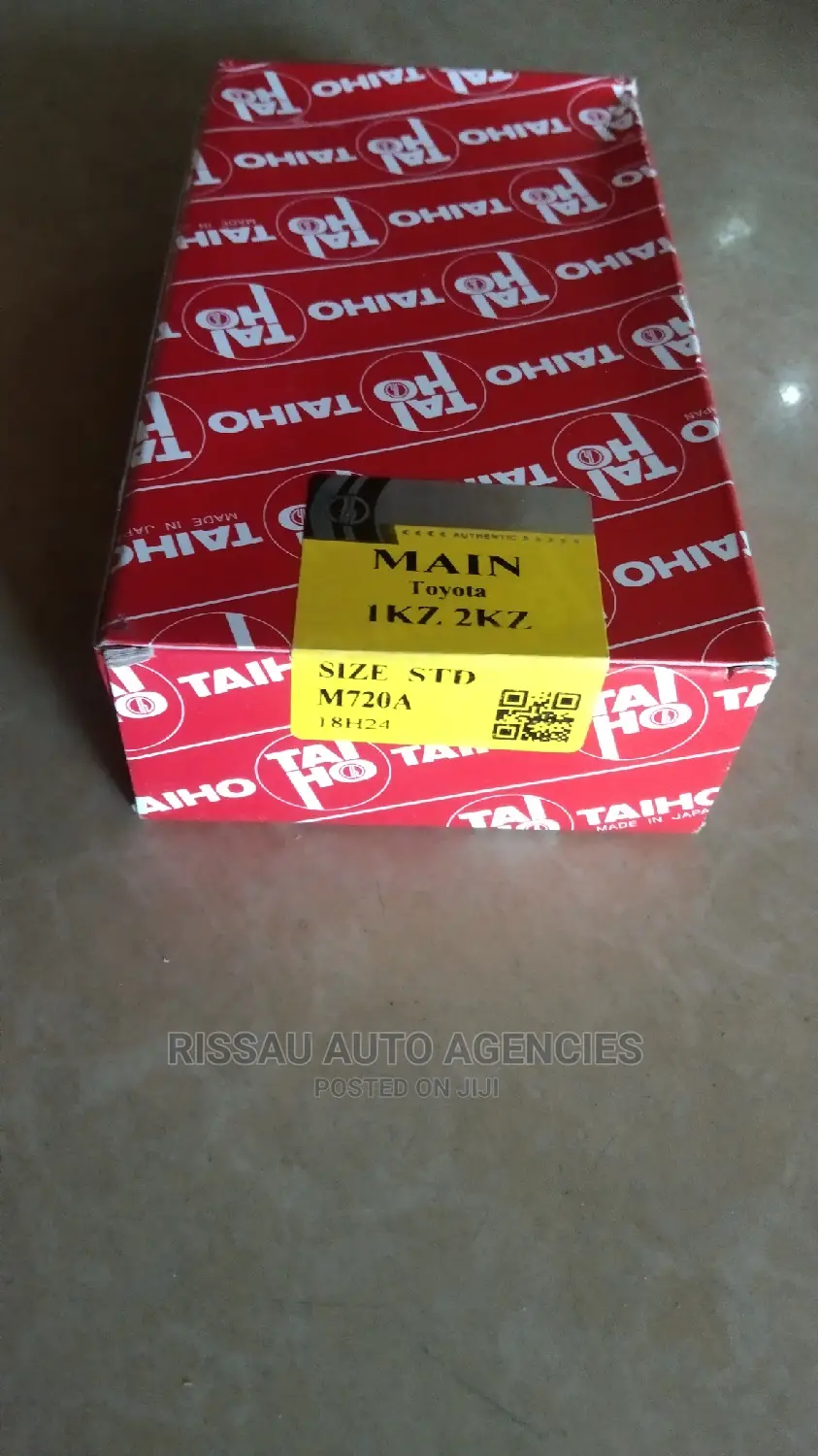 Toyota 1kd/2kd Engine Tahio STD Main Bearing Made in Japan.