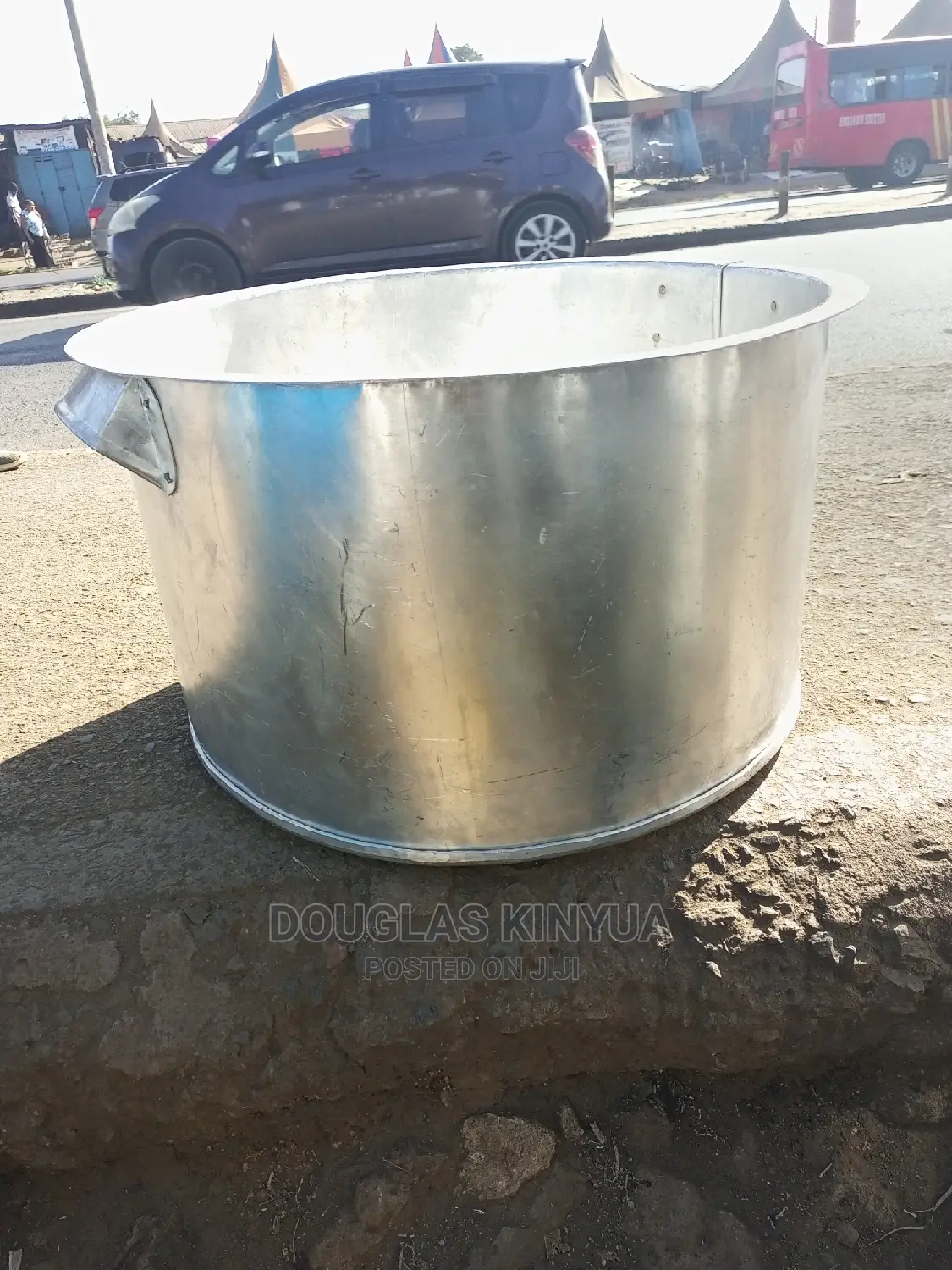 Aluminium Sufuria 100ltrs.