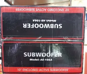Car Underseat Active Subwoofer Enclosed 10" Woofer
