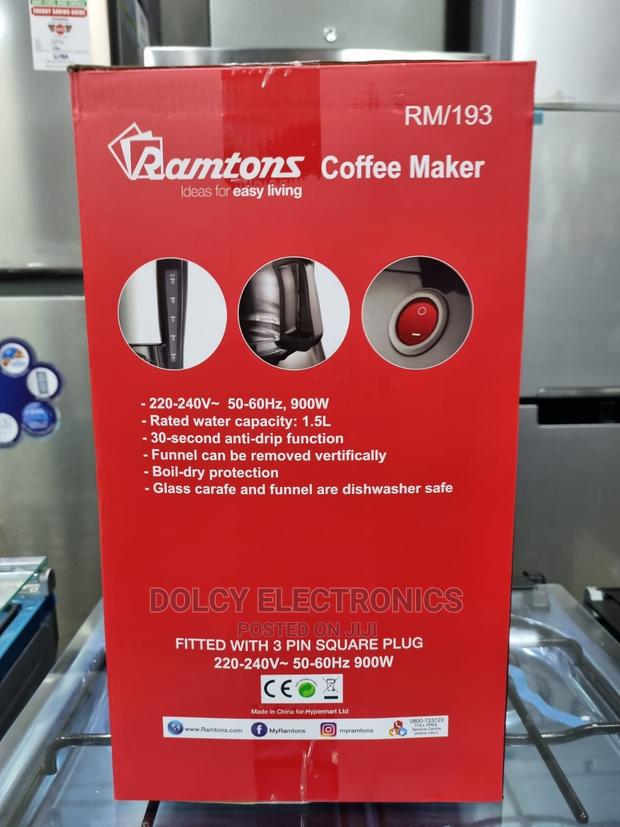 Coffee Maker Black - Rm/193 - thumbnail 2