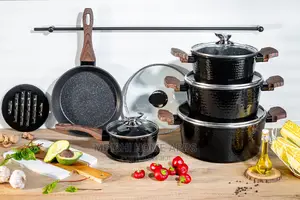 12pcs Edenberg Cookware Marble Set EB-5651