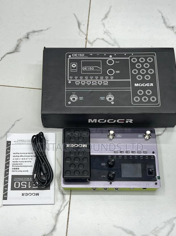 MOOER GE150 Electric Guitar Amp Modelling Multi Effect Pedal - thumbnail 3