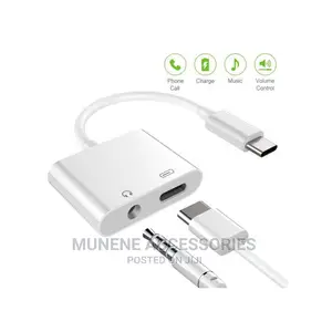 TYPE C Adapter Splitter, 2 In 1 Aux Headphone Jack Audio