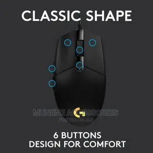 Logitech G102 6 Keys 8000 DPI Wired Optical Gaming Mouse