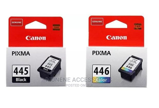 Canon PG445 BLACK, CL-446 Color Ink Cartridge 445 446
