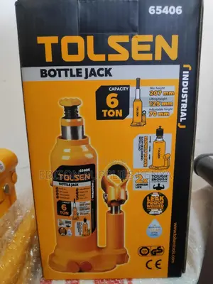 Tolsen Hydraulic Bottle Jack 6tons Heavy Duty Jack 65406